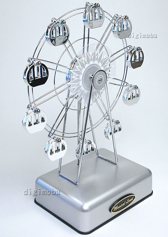 オルゴール観覧車/飛行塔/ギフト・アイデア商品【面白ざっか・デジモバ】 観覧車オルゴール