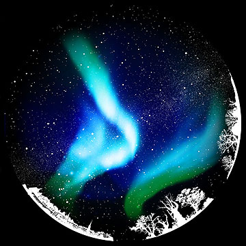 HOMESTAR AURORA ALASKA NIGHT SKY (ホームスター オーロラ アラスカナイトスカイ) ホワイト khxv5rgエンタメ その他